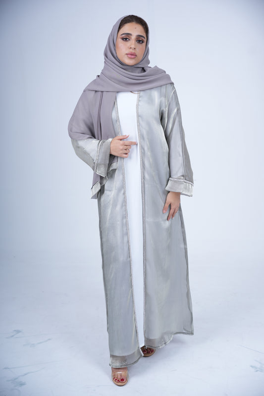 Pearl Organza Abaya