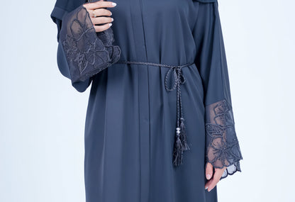 Floral Lace Abaya