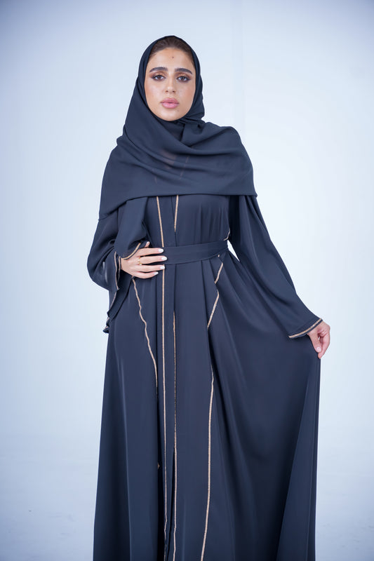 Royal Black Abaya